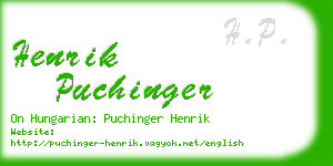 henrik puchinger business card